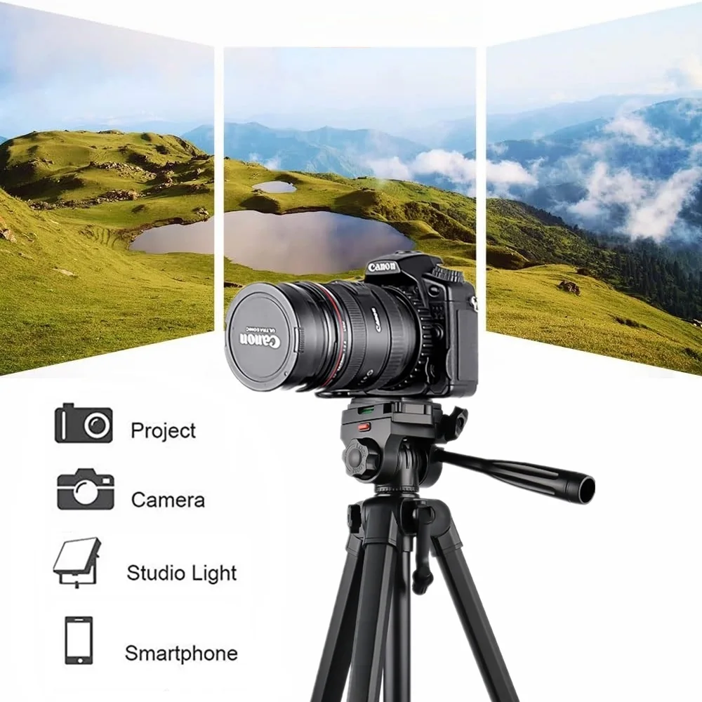 360 Laipsnių Panorama Fotografijos Stovėti Telefonas,Lengvas Kelionės Trikojo, Fotoaparato DSLR Vaizdo Įrašymo Projektorius Kameros Gopro
