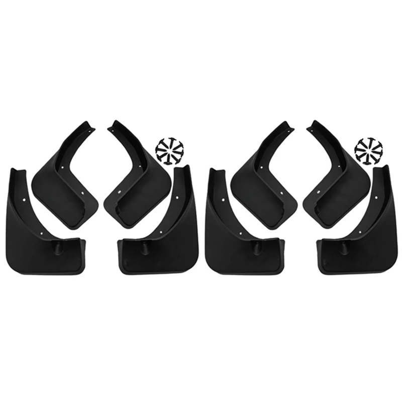 8 VNT Priekinės Galinės Automobilio Mudflaps MG ZS MGZS 2017 - 2019 Sparnas sparnų Skydeliai Splash Atvartu Purvasargių Priedai