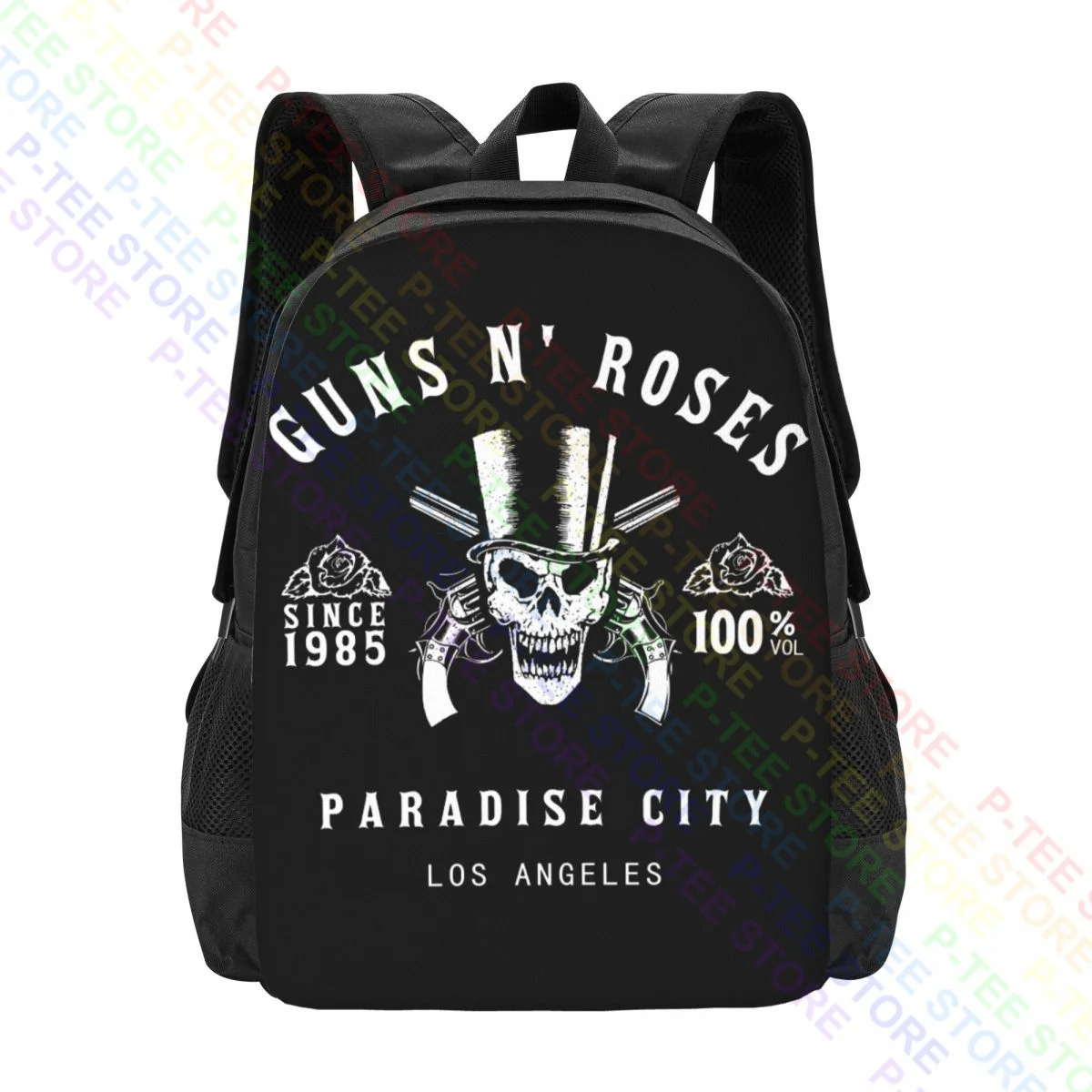 Guns N Roses, Paradise City Kaukolė Los AngelesBackpack Didelės Talpos Softback Sportinis Stilius