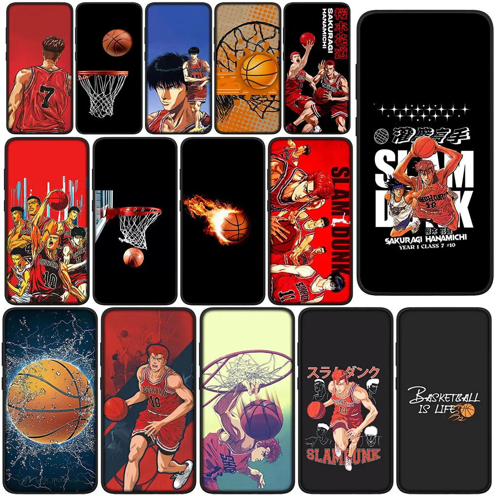 Slam Dunk Basketball Telefono Dangtelį Atveju, Samsung Galaxy A10 A20 A53 A30 A31 A32 A50 A51 A52 A12 A33 Funda Coque Minkštas Dėklas