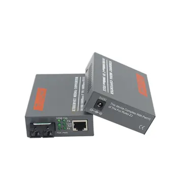1 Pora HTB-GS-03 A/B Gigabit ethernet Optinio Pluošto Media Converter 1000Mbps Vienos rūšies Vieno Pluošto SC Uosto 20KM