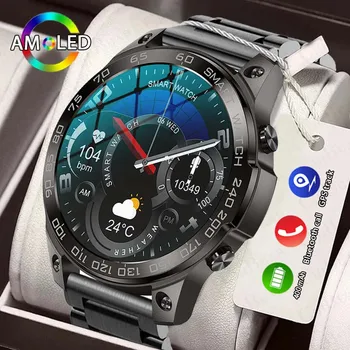 2024New AMOLED Smart Watch Vyrų Ekranas Visada Rodo Laiką AMOLED 466*466 HD Ekranas IP68 Vandeniui HD 