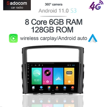 360 Kamera Carplay 6G+128G Android 10.0 Automobilio DVD Grotuvas GPS WIFI Bluetooth RDS Radijo 