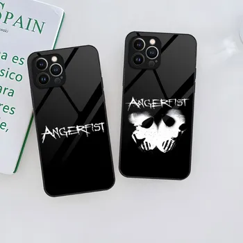Angerfist Mados Telefono dėklas Skirtas IPhone 14 Pro 12 11 13 X Mini XR XS Max 8 7 6 Plus SE 2023 Stiklo Atgal Padengti