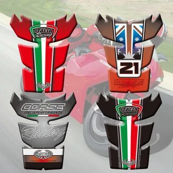 Aukštos kokybės Motociklo Bakas Trinkelėmis Raštas Lipdukas Žuvų Kaulų Lipdukas 3D Bakas Padas Ducati 848 1098 1198