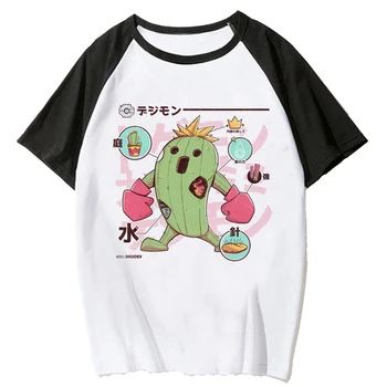 Digimon t-marškinėliai moterims Japonų anime harajuku t-shirts mergina drabužių streetwear