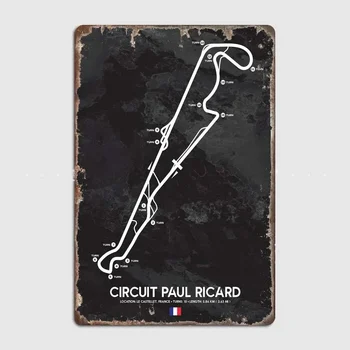 Grandinės Paul Ricard， Richard Temą Metalo Skardos Plokštelė Ženklas, Sienų Dekoras Niekur Vintage Stiliaus, Aukštos Kokybės