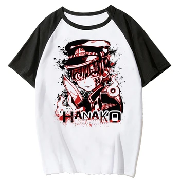 Hanako Kun Tee moterims harajuku viršų moteriška juokingas anime, Japonų drabužių