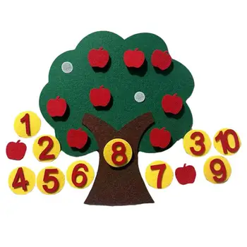 Jautė Medžio Ikimokyklinio amžiaus vaikų Darželis Skaičiavimo Žaidimas Skaičiuoti Žaislus Montessori Ugdymo KAMIENINIŲ Žaislai Vaikams Gimtadienio Dovana Matematika