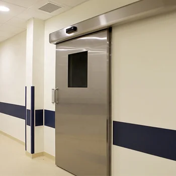 ligoninės nerūdijančio plieno teatras darbo kambarį automatinė stumdomosios Durys, švarus durų