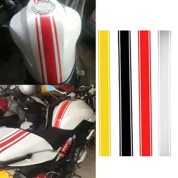 Ornamentas Priedai Pin stripe Lipdukai Lenktynių Apsauginės Plėvelės Kuro Bako Sparnas Motociklo šviesą Atspindintys Lipdukai