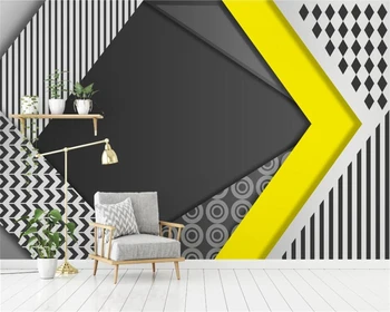 papel de parede Užsakymą tapetai Šiaurės minimalistinio geometrijos kambarį, miegamąjį, TV foną, sienos, namų dekoro freskos tėtis peint