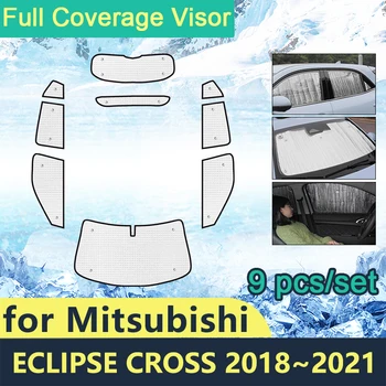 Pilnas draudimas Stoglangis Už Mitsubishi Eclipse Kryžiaus 2018 2019 2020 2021 GK GL YA Automobilio priekinio Stiklo, Priedai, Apsauga nuo Saulės, Skėtis