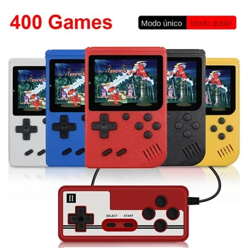 Retro Nešiojamas Mini Vaizdo Žaidimų Konsolę, 3 LCD Žaidėjas įmontuotas 400 Žaidimai AV Delninis Žaidimų Konsolės Vaikams Kalėdų Dovana
