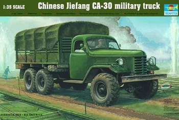 Trimitininkas 01002 1/35 mastelis CHN Jiefang CA-30 Karinių Sunkvežimių plastikiniai modelis rinkinys