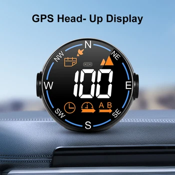 Universalus Automobilinis GPS HUD Head Up Display Matuoklis Skaitmeninis Spidometras Gestas Pripažinimo Laikrodžio Aukštis Aplinkos Šviesos Head Up Display