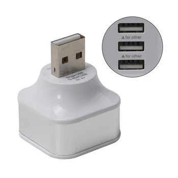 Į 3in1 USB 2.0 Multi-Channel USB 3 Port Hub Adapteris Palaiko Ryšį 3 USB Į USB Sąsaja Įėjimai.